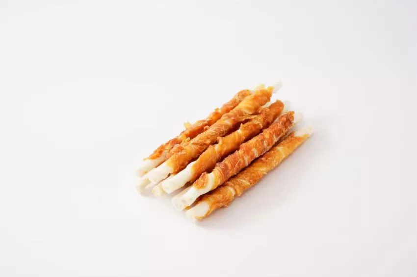 鸡肉缠牛皮卷