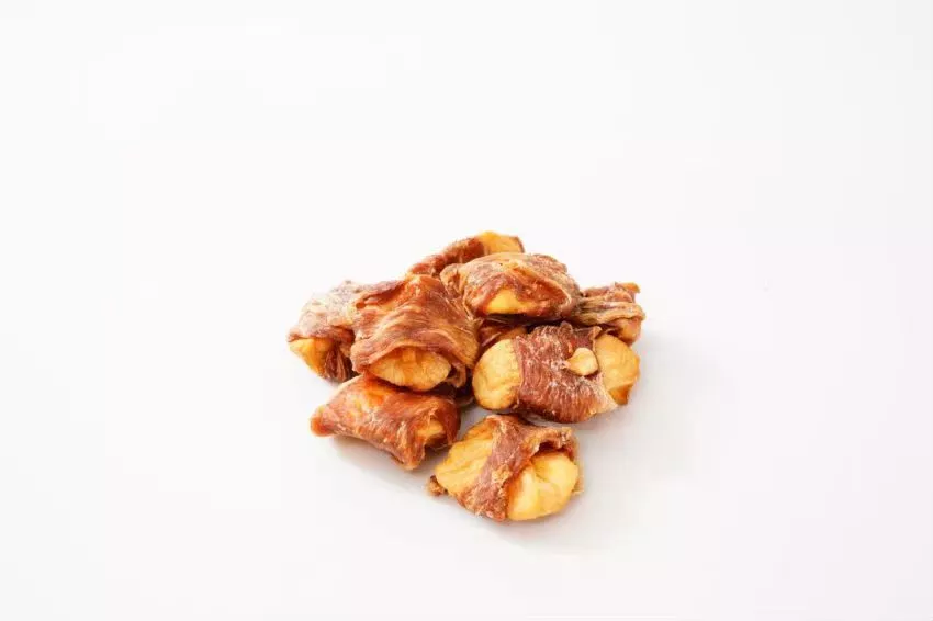 鸡肉缠苹果圈